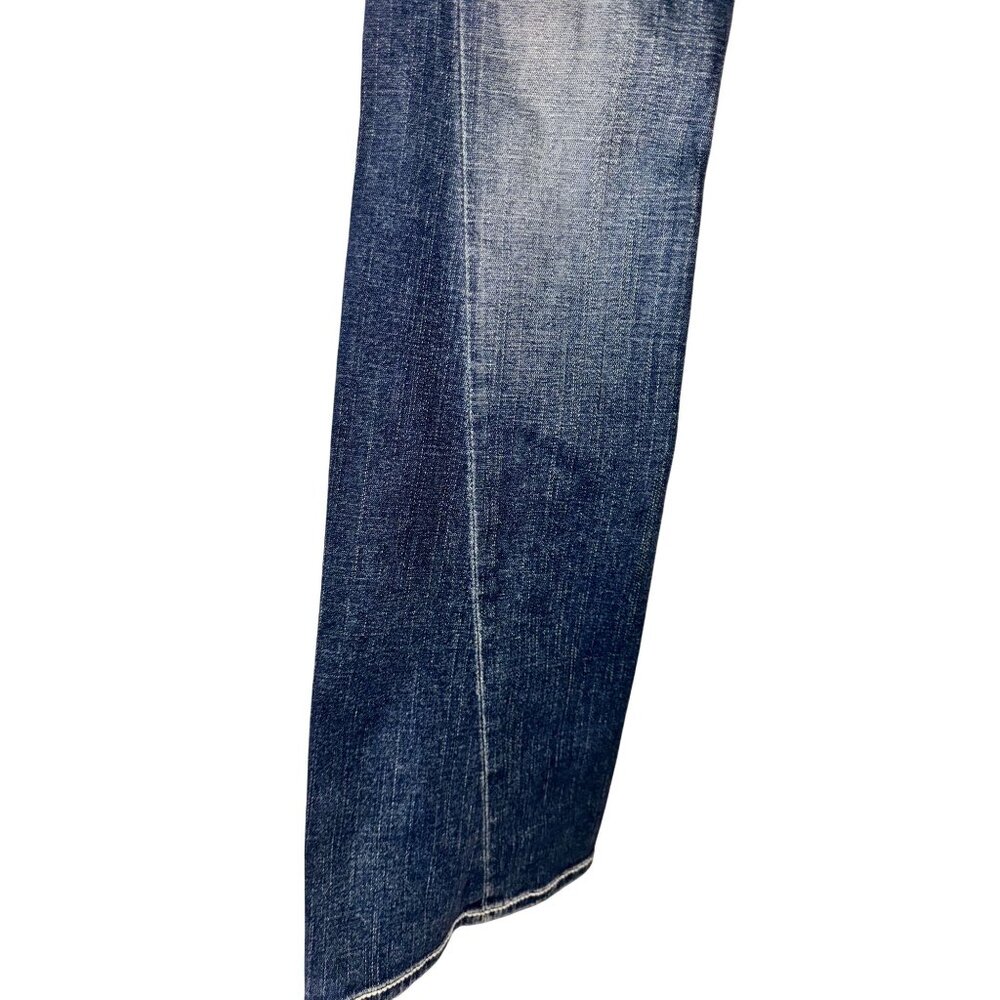True Religion Womens Distressed Bootcut Jeans Size 28 Made In USA - Picture 5 of 14